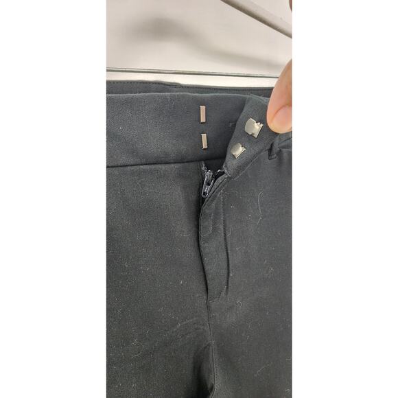 New NWT Old Navy Black High Rise Pixie Straight Slacks Chino Size 14 - Picture 11 of 16